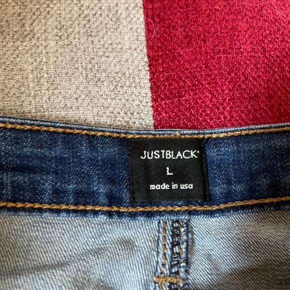 Just BlackWomens L, Button up denim mini skirt - Picture 4 of 5